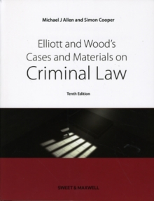 Image for Elliott and Wood's cases and materials on criminal law