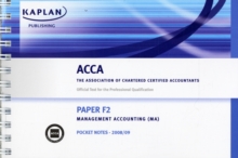 Image for F2 Management Accounting MA