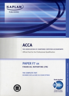 Image for ACCA F7 Financial Reporting FR (UK)