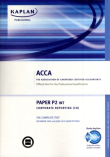 Image for ACCA P2 Corporate Reporting CR (INT)