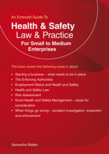 Image for Health And Safety Law And Practice For Small To Medium Enterprises