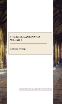 Image for The American Senator Volume I