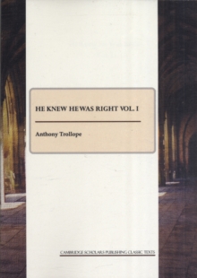 Image for He Knew He Was Right vol. I
