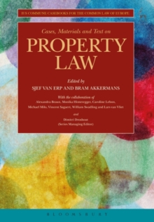 Image for Cases, materials and text on national, supranational and international property law