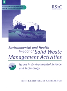 Image for Environmental and health impact of solid waste management activities.