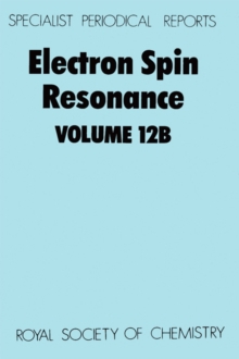 Image for Electron spin resonance.: a review of recent literature to mid-1990