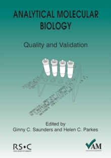 Image for Analytical molecular biology: quality and validation