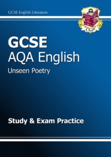 Image for GCSE English AQA Unseen Poetry Study & Exam Practice Book (A*-G Course)