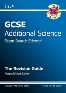 Image for GCSE Additional Science Edexcel Revision Guide - Foundation (with Online Edition) (A*-G Course)