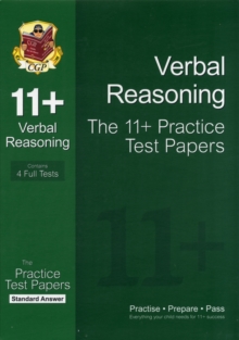 Image for 11+ Verbal Reasoning Practice Papers: Standard Answers (for GL & Other Test Providers)