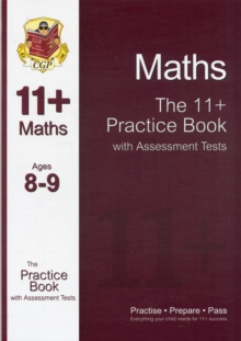 Image for 11+ Maths Practice Book with Assessment Tests Ages 8-9 (for GL & Other Test Providers)