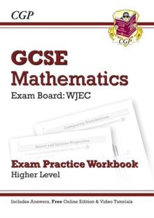 Image for GCSE Maths WJEC Exam Practice Workbook with Answers and Online Edition - Higher (A*-G Resits)