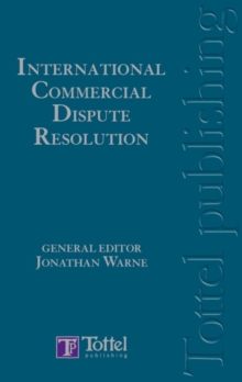 Image for International commercial dispute resolution