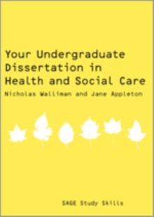 Image for Your Undergraduate Dissertation in Health and Social Care