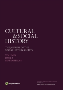 Image for CULTURAL & SOCIAL HISTORY VOLUME 8 ISSUE