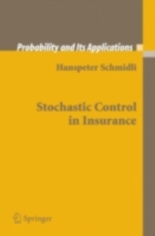 Image for Stochastic control in insurance