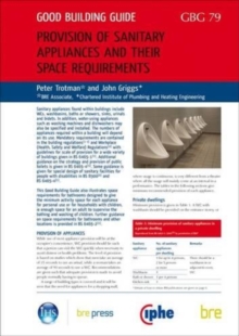 Image for Provision of Sanitary Appliances and Their Space Requirements