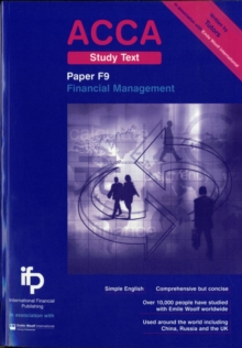 Image for ACCA F9 Financial Management Study Text