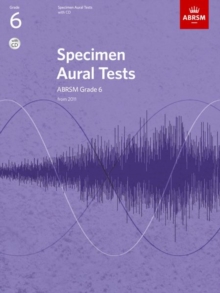 Image for Specimen aural tests  : from 2011: Grade 6