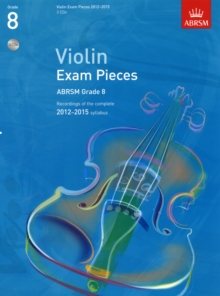 Image for Violin Exam Pieces 2012-2015, ABRSM Grade 8