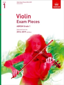 Image for Violin Exam Pieces 2016-2019, ABRSM Grade 1, Score & Part : Selected from the 2016-2019 syllabus