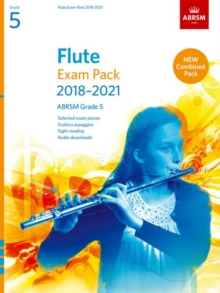 Image for Flute Exam Pack 2018-2021, ABRSM Grade 5 : Selected from the 2018-2021 syllabus. Score & Part, Audio Downloads, Scales & Sight-Reading