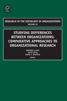 Image for Studying Differences Between Organizations