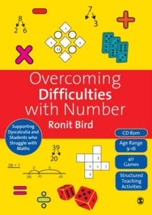 Image for Overcoming difficulties with number  : supporting dyscalculia and students who struggle with maths