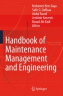 Image for Handbook of maintenance management and engineering