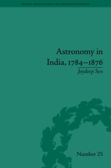 Image for Astronomy in India, 1784-1876