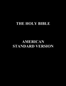 Image for The Holy Bible American Standard Version