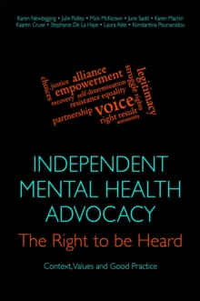Image for Independent Mental Health Advocacy - The Right to Be Heard