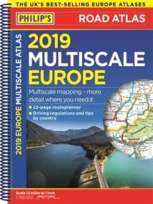 Image for Philip's 2019 Multiscale Road Atlas Europe