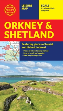 Image for Philip's Orkney and Shetland: Leisure and Tourist Map : Leisure and Tourist Map