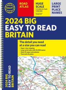 Image for 2024 Philip's big easy to read Britain road atlas