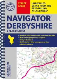 Philip’s Navigator Street Atlas Derbyshire and the Peak District