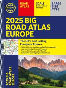 Image for 2025 Philip's Big Road Atlas of Europe