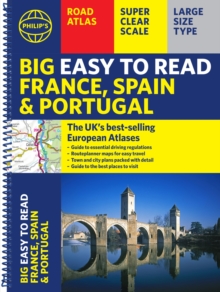 Image for Philip's Big Easy to Read France, Spain & Portugal Road Atlas