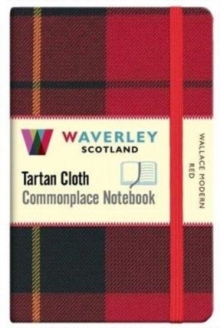 Image for Wallace Modern Red: : Waverley Genuine Tartan Cloth Commonplace Pocket Notebook (9cm x 14cm)