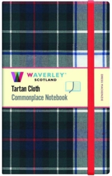 Dress Mackenzie Large Tartan Notebook: 21 x 13cm: – Waverley Scotland Tartan Cloth Commonplace Notebook/Journal