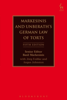 Image for Markesinis and Unberath's German Law of Torts