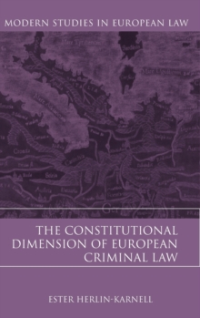 Constitutional Dimension of European Criminal Law