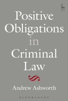 Image for Positive Obligations in Criminal Law