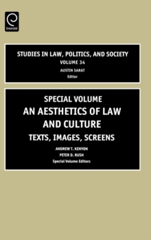 Image for Aesthetics of Law and Culture: Texts, Images, Screens