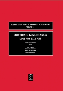 Image for Corporate Governance : Does Any Size Fit?