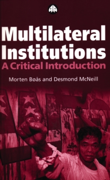 Image for Multilateral institutions: a critical introduction
