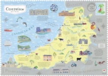 Image for Wales on the Map: Ceredigion Poster (English)