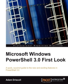 Image for Microsoft Windows PowerShell 3.0 First Look