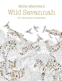 Millie Marotta’s Wild Savannah Postcard Box: 50 beautiful cards for colouring in