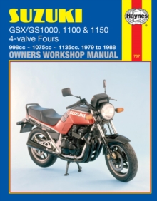 Suzuki GS/GSX1000, 1100 & 1150 4-valve Fours (79 – 88) Haynes Repair Manual